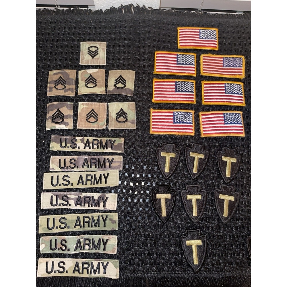 U. S. Army Military Patches Lot of 28 United States New‎ & Used Variety